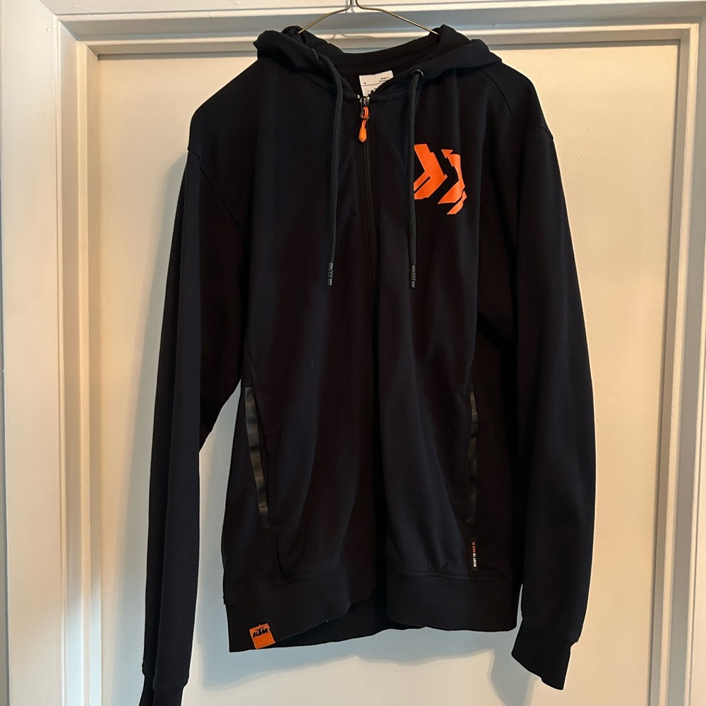 Black and Orange Hoodie